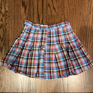 Urban plaid skirt
